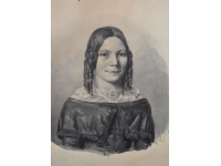 Meisje met pijpenkrullen 1846